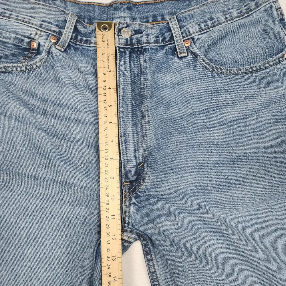 Levis 454 Denim Shorts Mens Size 38 Blue Jean Relaxed Fit Baggy Jorts